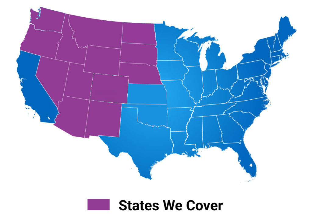 States We Cover 